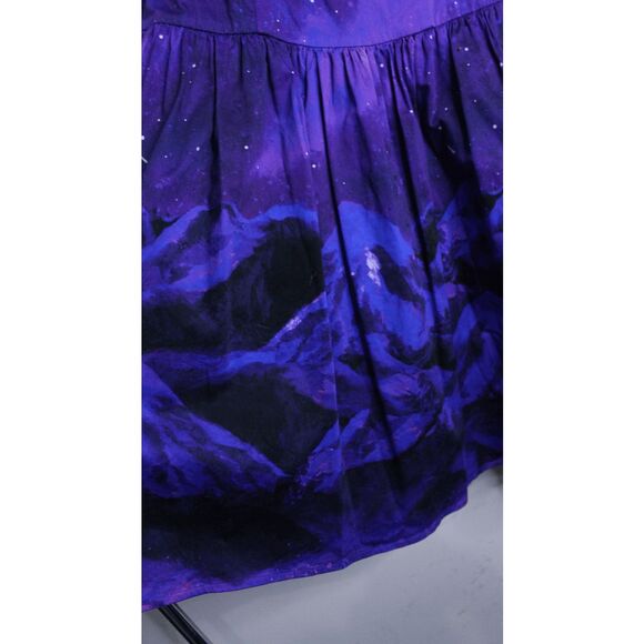 Modcloth Purple Starry Night Midi Dress - Picture 4 of 5